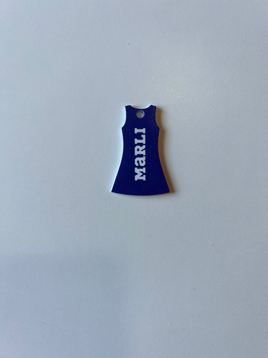Netball Dress Keyring