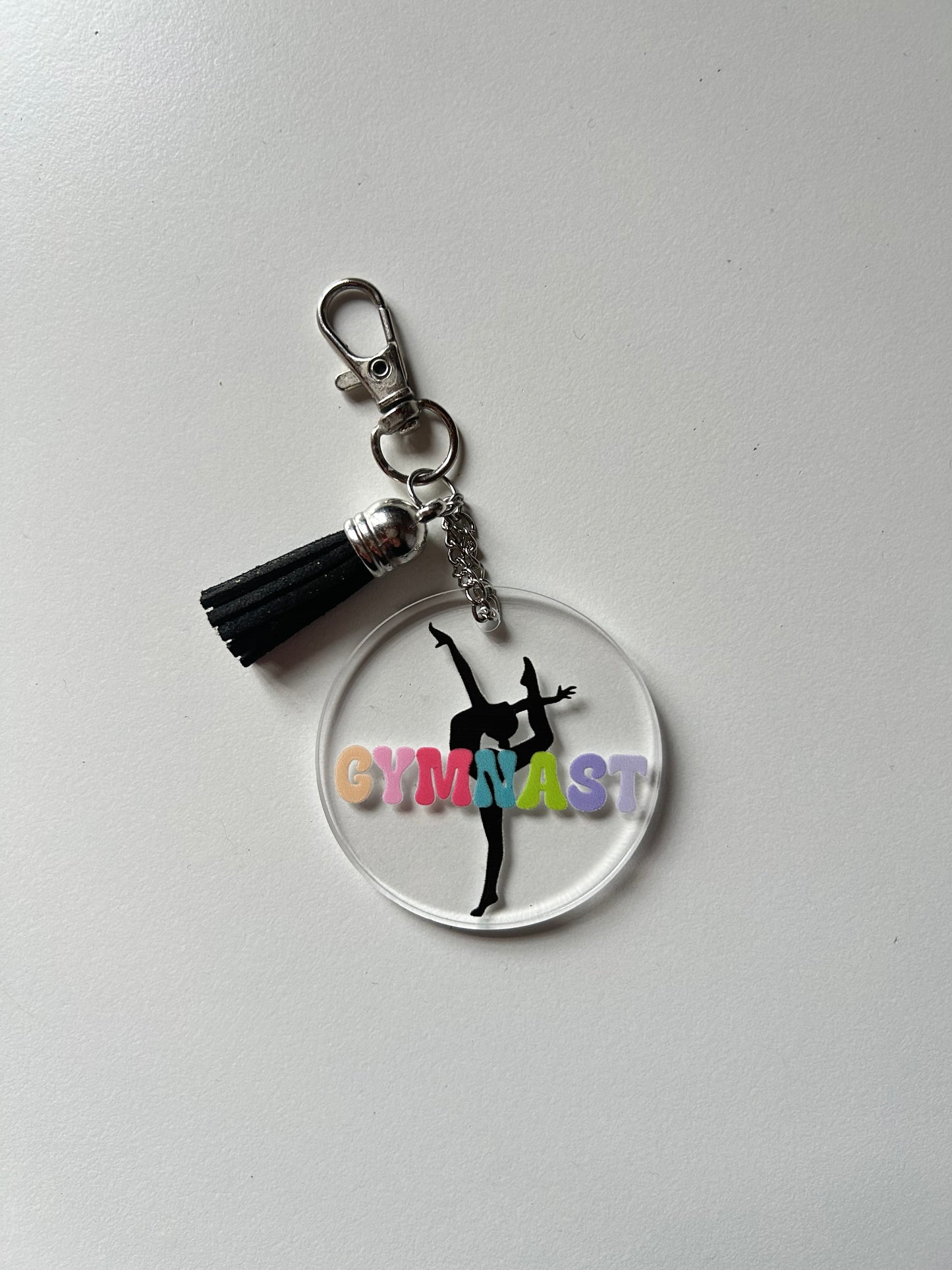 Gymnast Keyring
