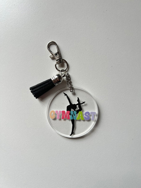 Gymnast Keyring