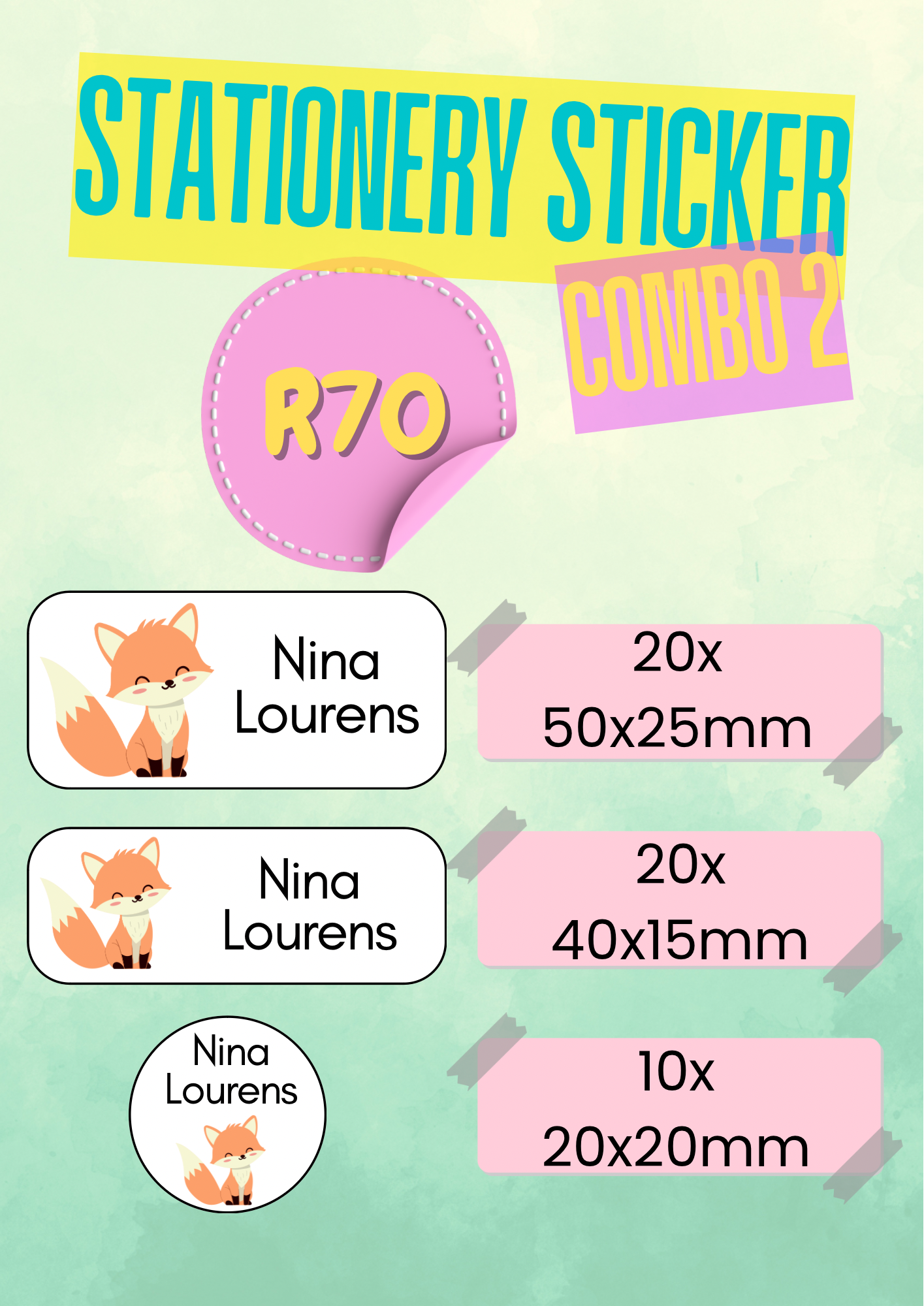 Stationery Stickers