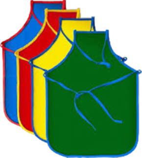 Kiddies Apron PVC - Colour Edging