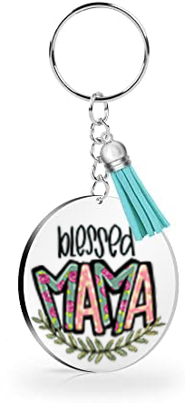 Blessed Mama Keyring