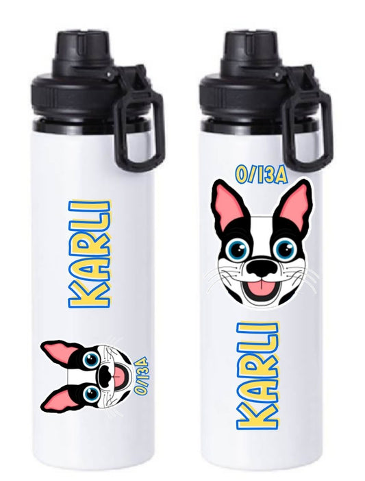 Aluminium Water Bottle 850ml (Branded with your design)