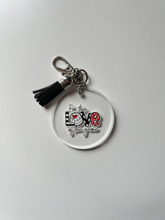 For The Love Of The Game Keyring