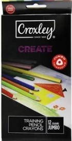 Croxley Create Jumbo Triangular Colouring Pencils 12's