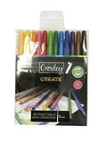 Croxley Create Retractable Wax Crayons 12's