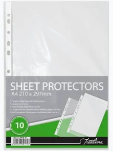 Treeline A4 Filing Sleeves 10's