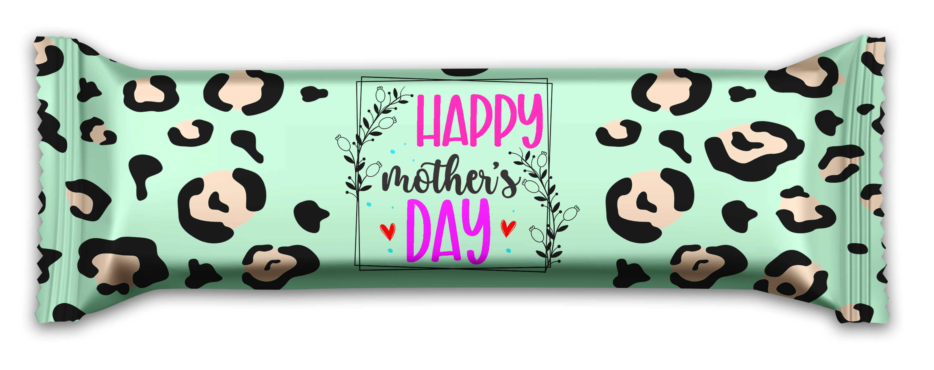 Happy Mother's Day Leopard Print Green Kit Kat Wrapper – Station Sense