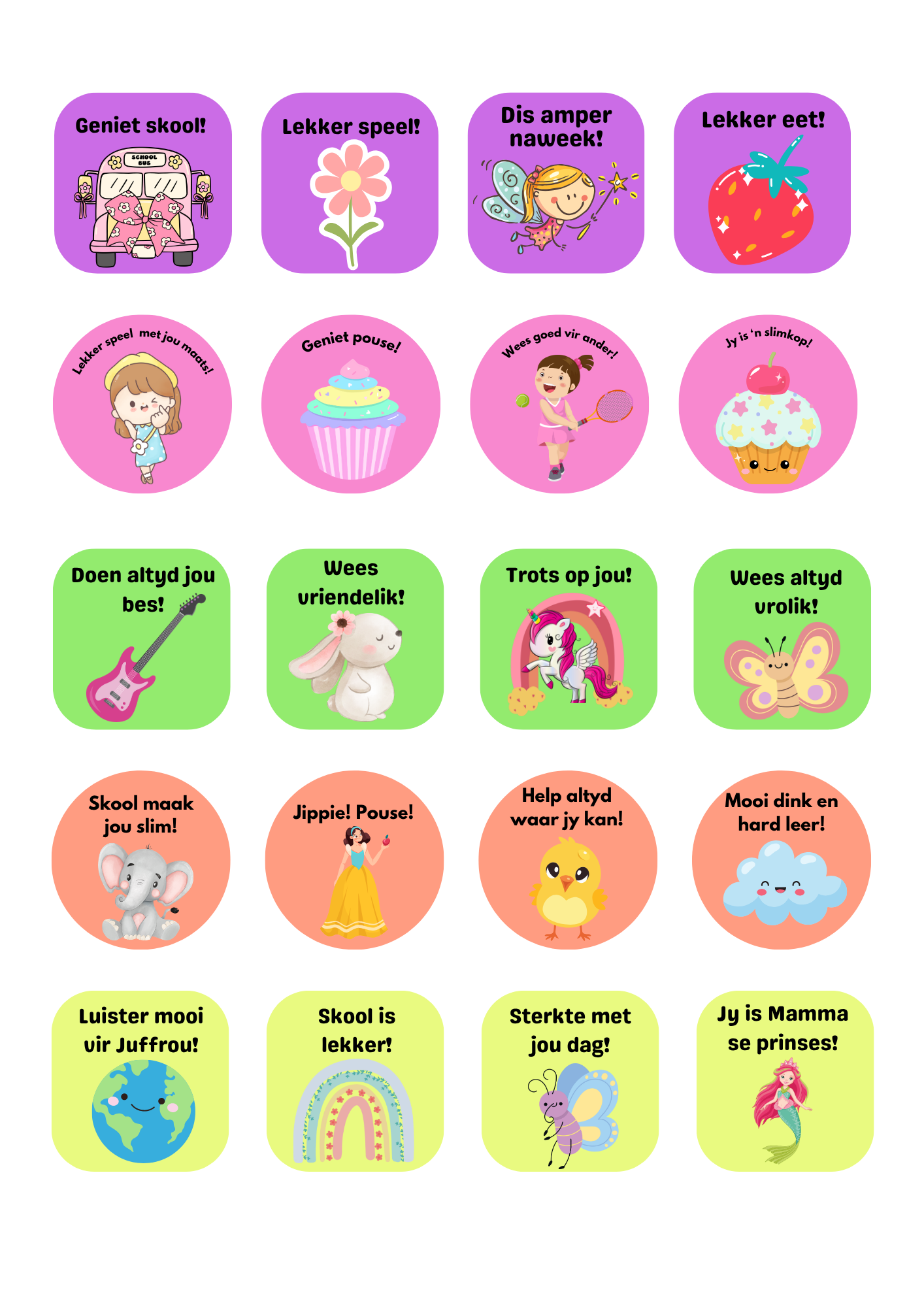 Kosblik Stickers Meisies