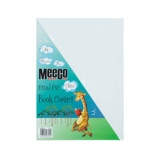Meeco Fitted PVC Book Covers A4 5's