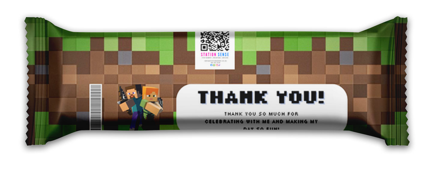 Minecraft Kit Kat Wrapper