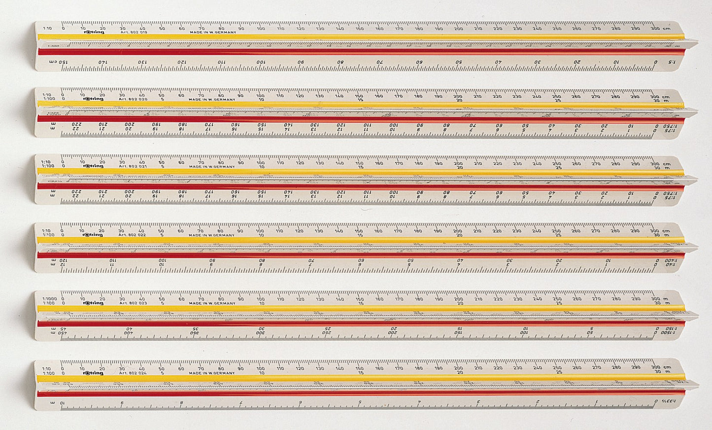 Rotring Triangular Scale Ruler Architects No.4