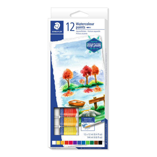 Staedtler Watercolour Paint 12's Tubes