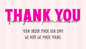 Thank You Pink