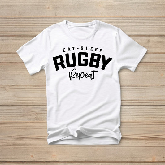 Eat Sleep Rugby Repeat T-shirt