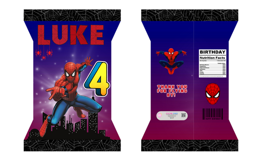 Spiderman Party Packet