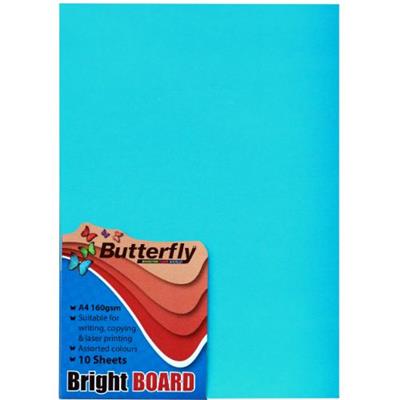 Butterfly A4 Board 160gsm Bright