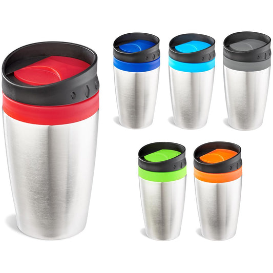 Altitude Vienna Stainless Steel & Plastic Double-Wall Tumbler - 300ml