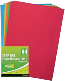 Treeline A4 Paper Deep Tint Assorted 100's