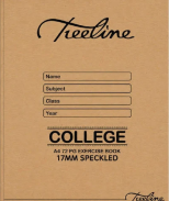 Treeline A4 College Exercise Book