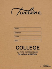 Treeline A4 College Exercise Book