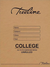 Treeline A4 College Exercise Book