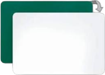 A4 Unframed Double Sided Chalkboard & Whiteboard