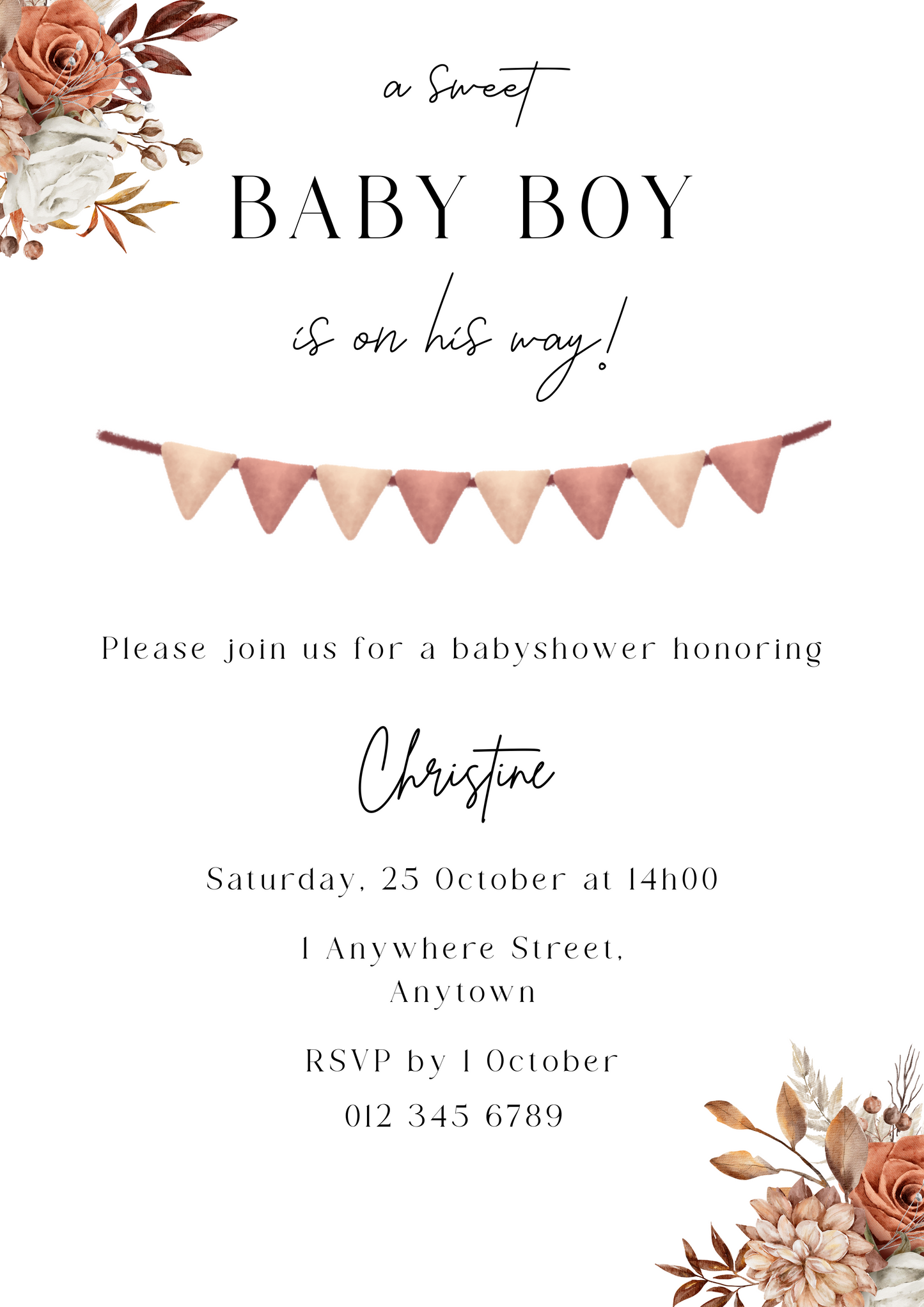A Sweet Baby Boy Is On His Way