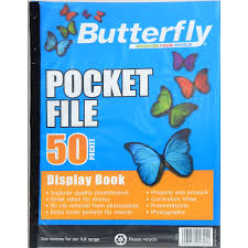 Butterfly A4 Pocket Files