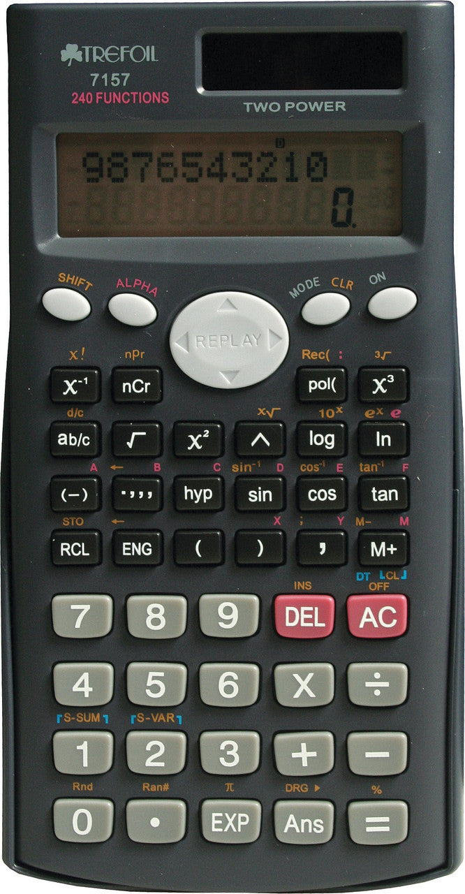 Trefoil 12 Digit Scientific Calculator