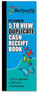 Butterfly Duplicate 5 To View Cash Receipt Book