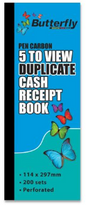 Butterfly Duplicate 5 To View Cash Receipt Book