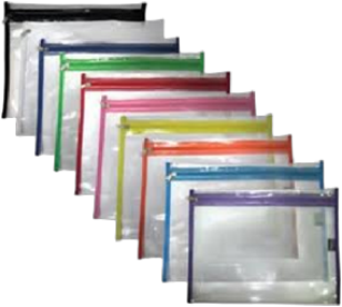 Croxley A4 Book Bag Clear with Zip