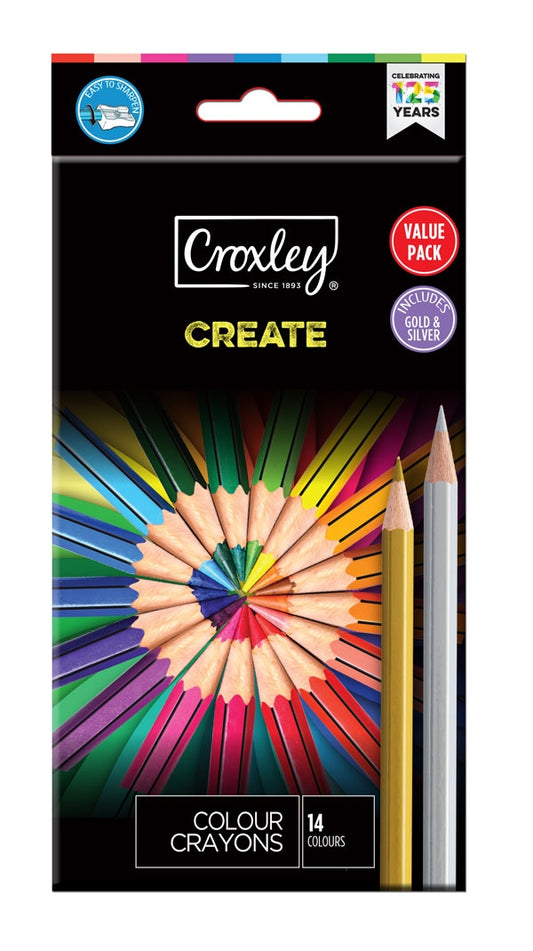 Croxley Create Colouring Pencils 14's