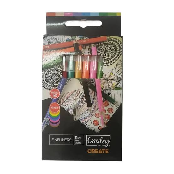 Croxley Create Fineliners Ass 10's