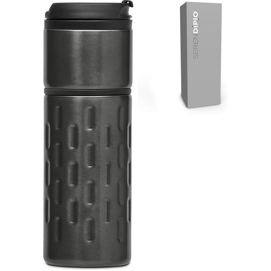 Serendipio Binary Stainless Steel & Plastic Double-Wall Tumbler - 450ml