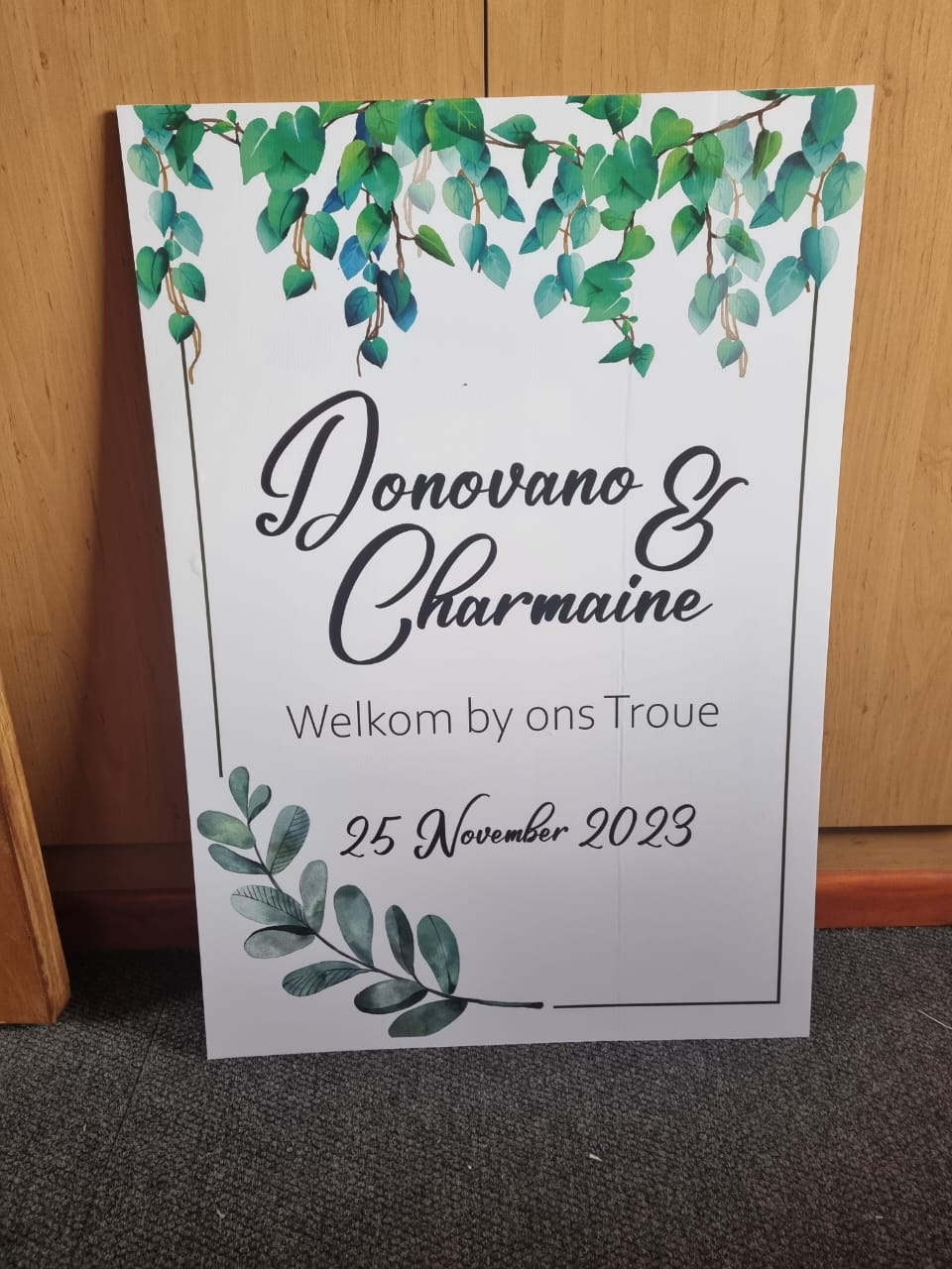 Welcome & Event Boards