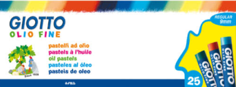 Giotto Olio Fine Oil Pastels 25's