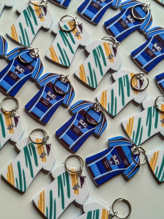 Rugby Jersey Keyring