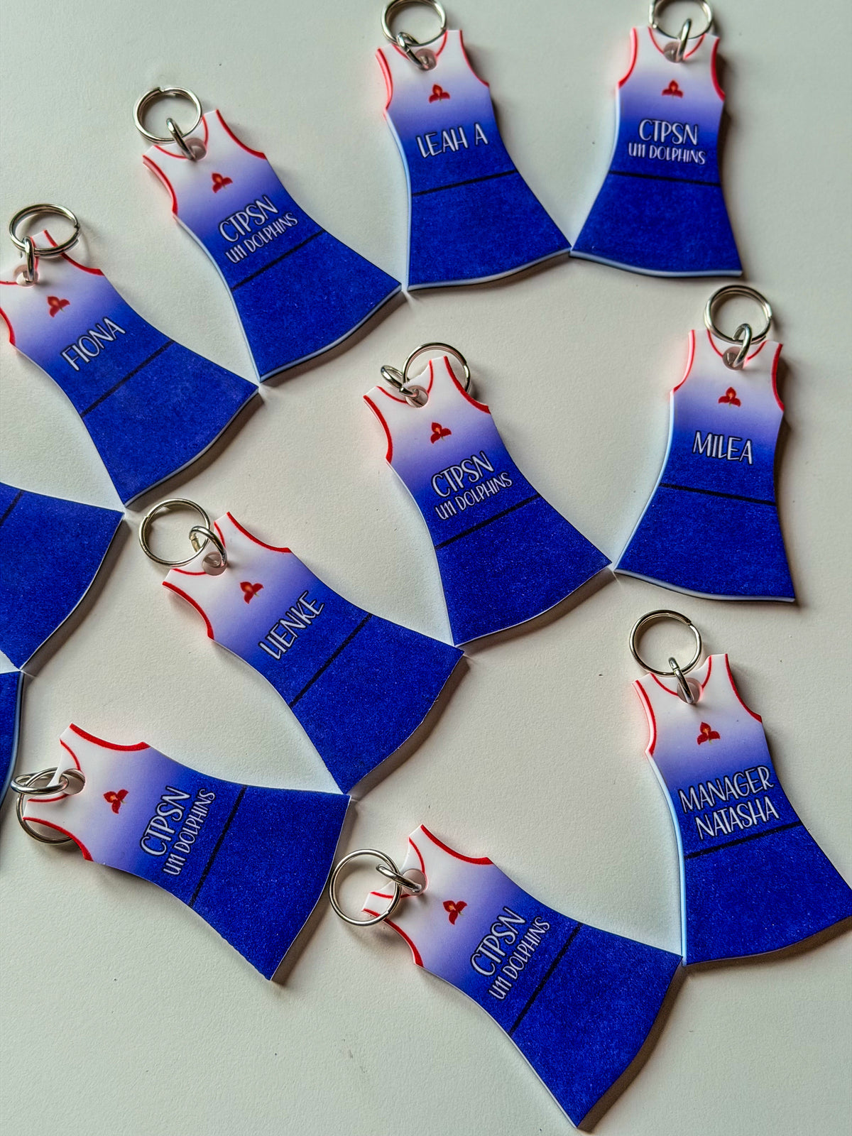 Netball Dress Keyring