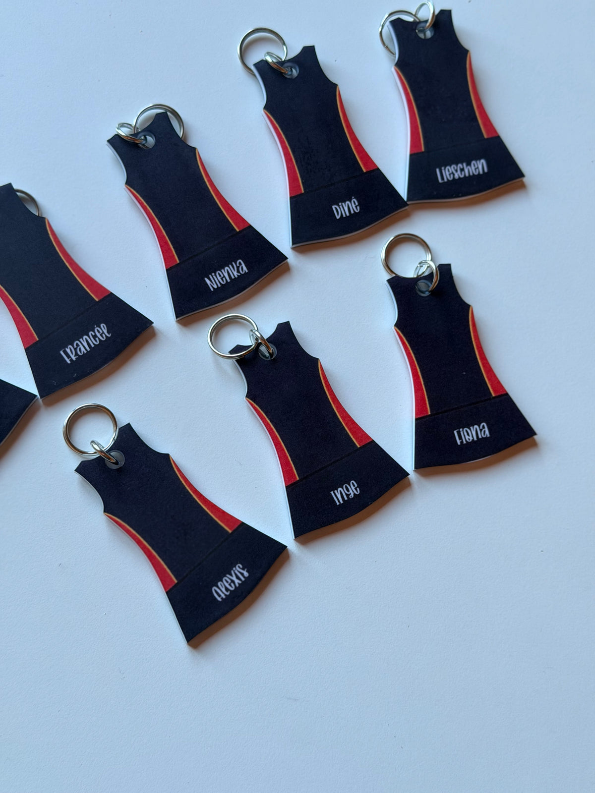 Netball Dress Keyring