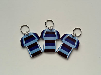 Rugby Jersey Keyring