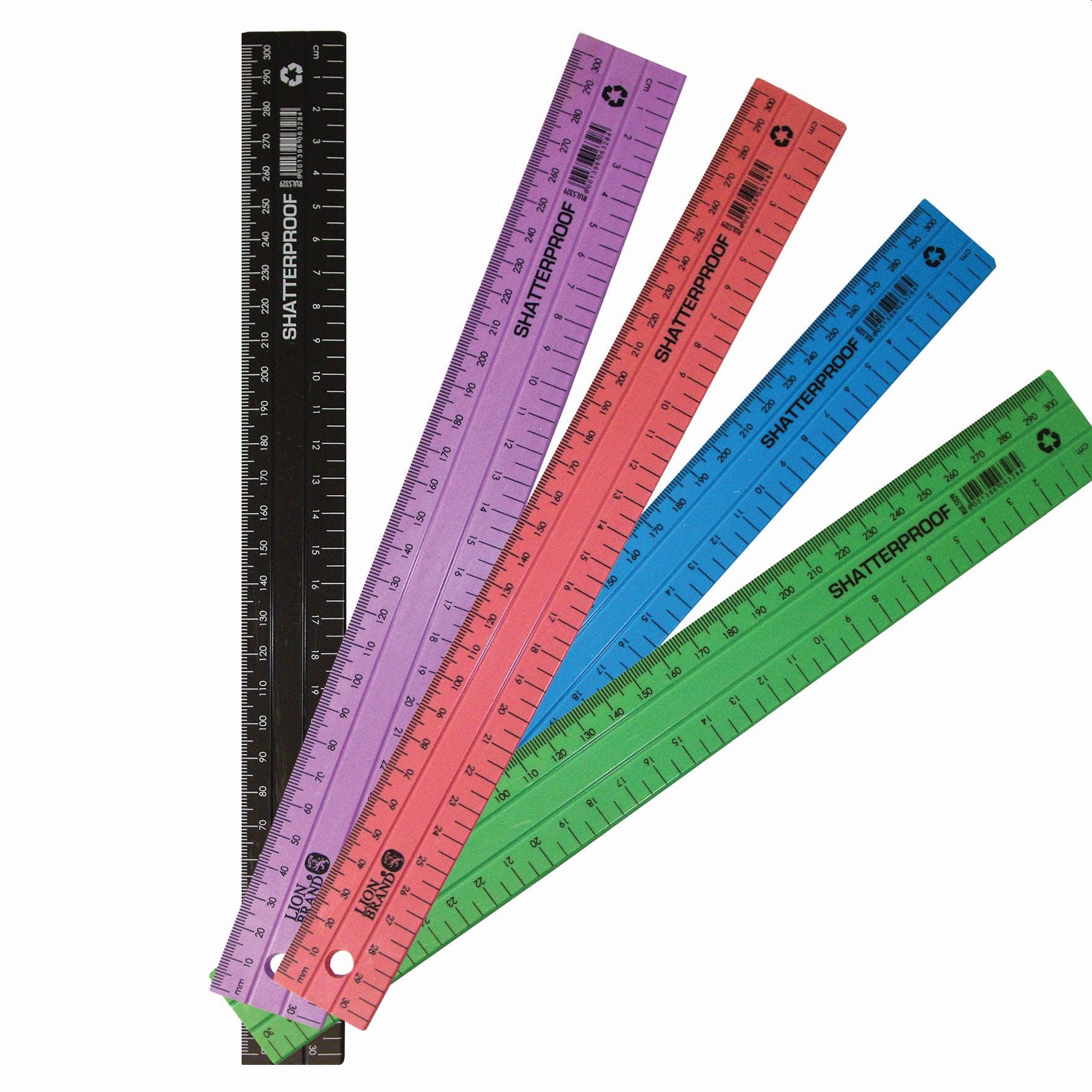 Lion Brand Ruler 30cm Shatterproof – Station Sense