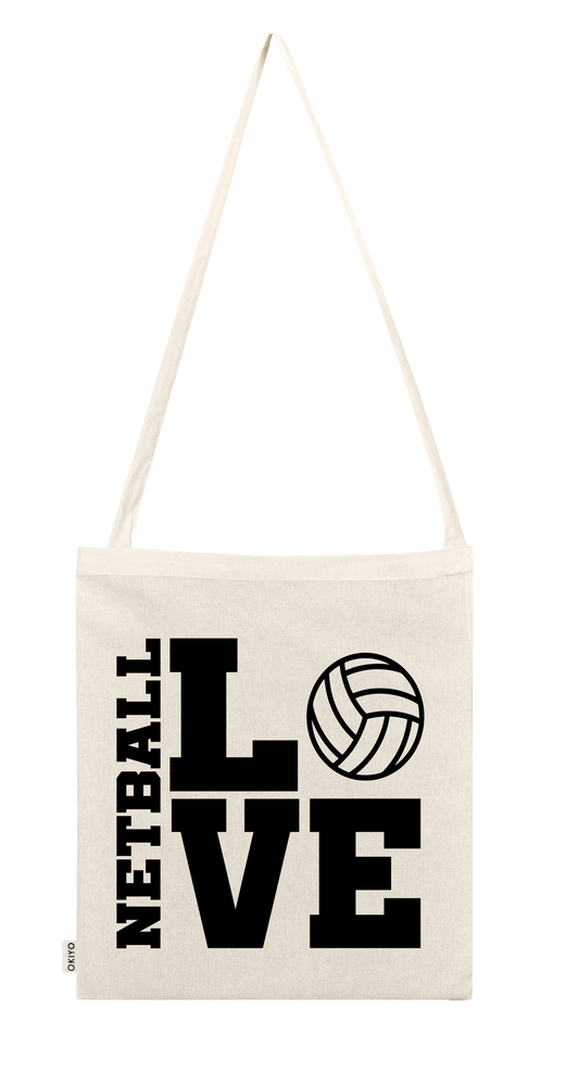 Love Netball Sling Shopper Bag