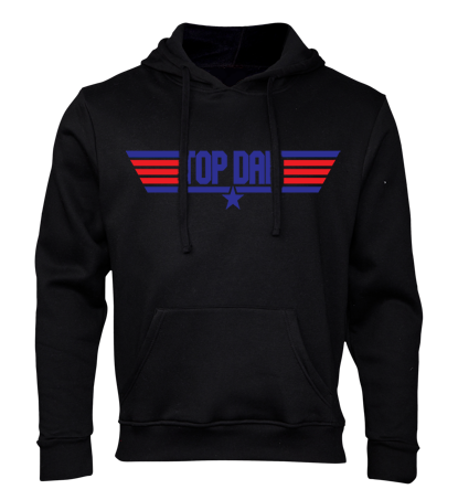 Top Dad Hoodie Black