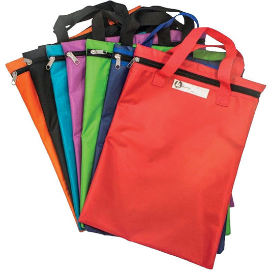 Trefoil Nylon Library Book Bag with Handle