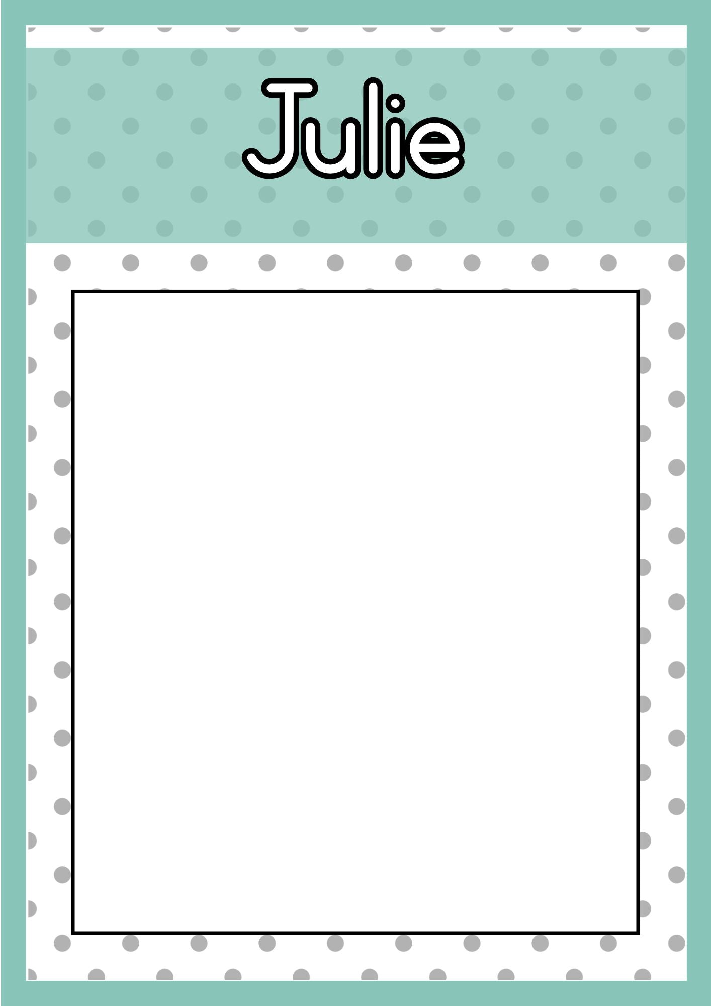 Klaskamer Dekor - Teal & grys