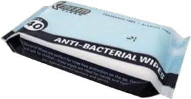 Xtreem Fragrance Free / Alcohol Free Antibacterial Wipes - 40 Wipes