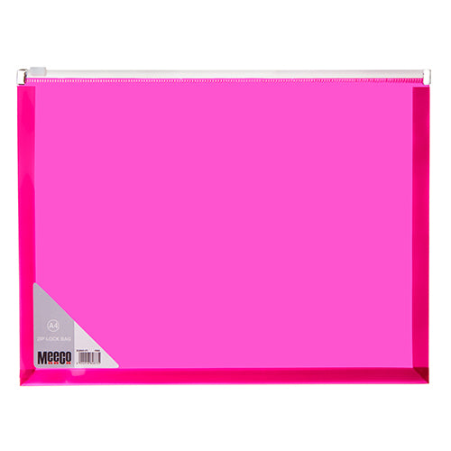 Meeco A4 Zip Lock Folder