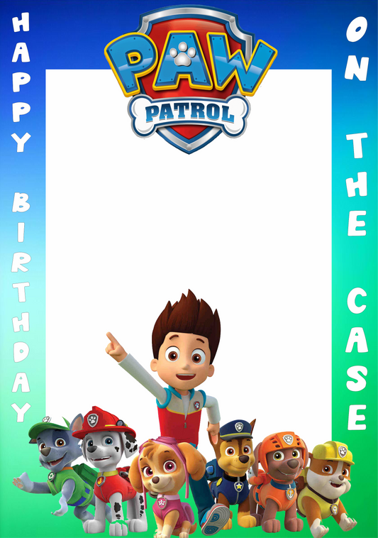 Paw Patrol Selfie Frame